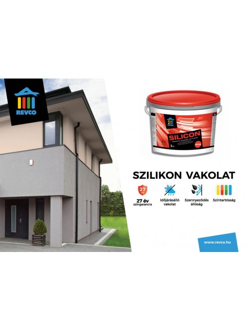Silicon vakolat a házon